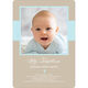 Blue Banner Baptism Photo Invitations Image 4 of 4